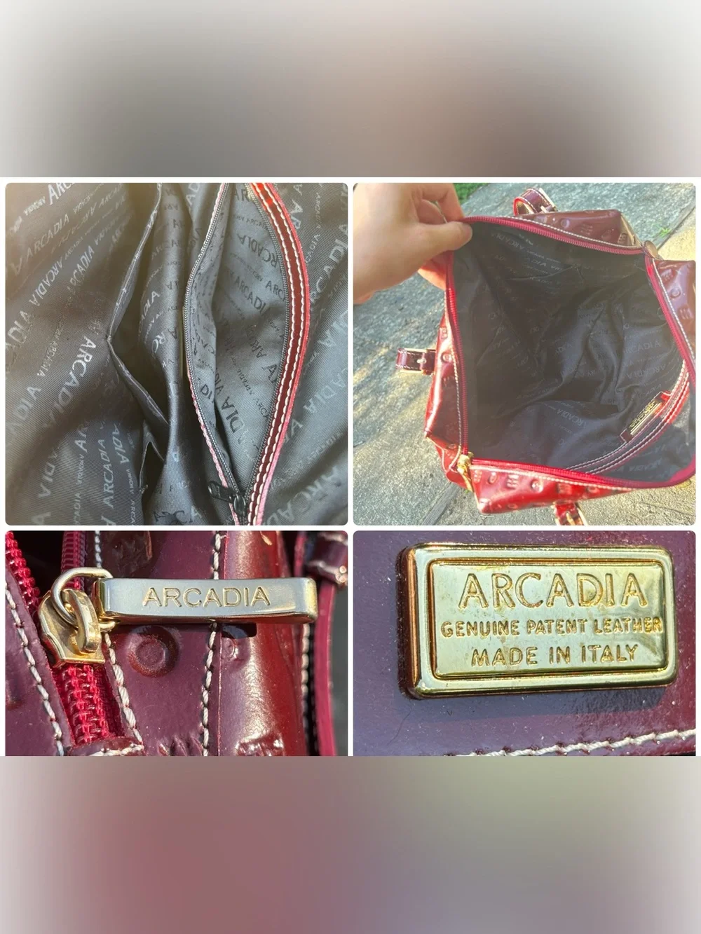 Arcadia patent leather